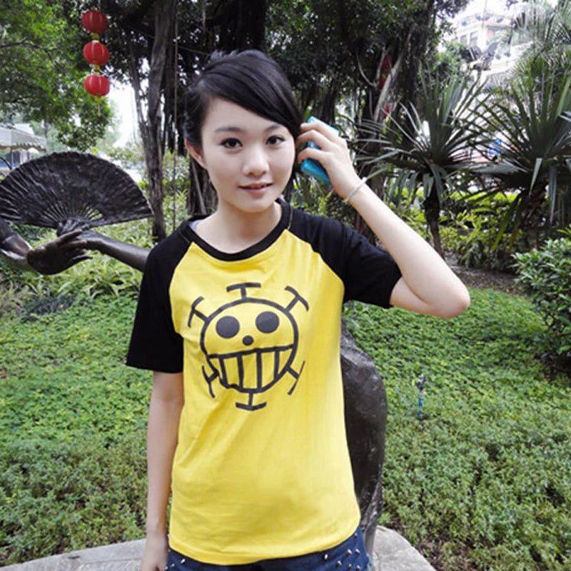 Anime Trafalgar Law Cosplay Short Sleeve T-Shirt - Image 4