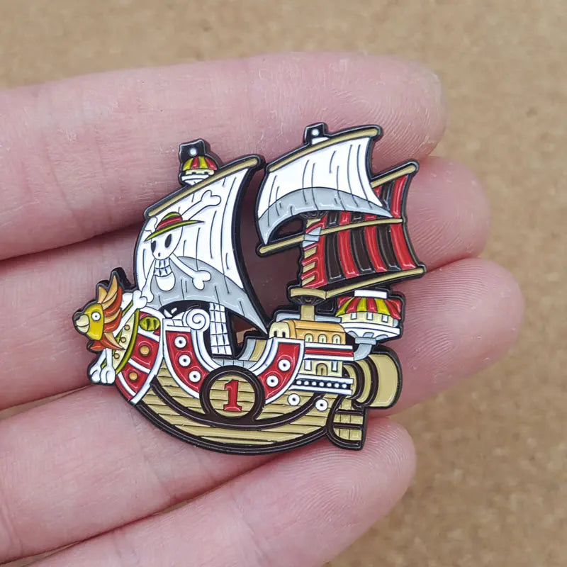 Anime One Piece Enamel Pin - Image 3