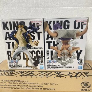 Bandai Original One Piece KOA Lucci & Luffy King of Artist Action Figurine