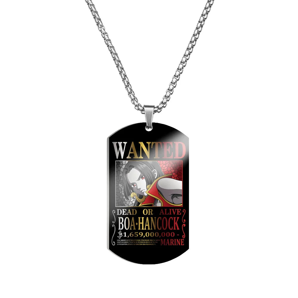 Creative One Piece Anime Luffy & Zoro Stainless Steel Necklace - Image 6