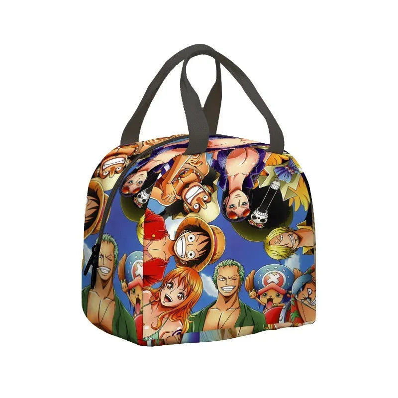 New 3PC-SET One Piece Luffy Schoolbag Backpack - Image 7