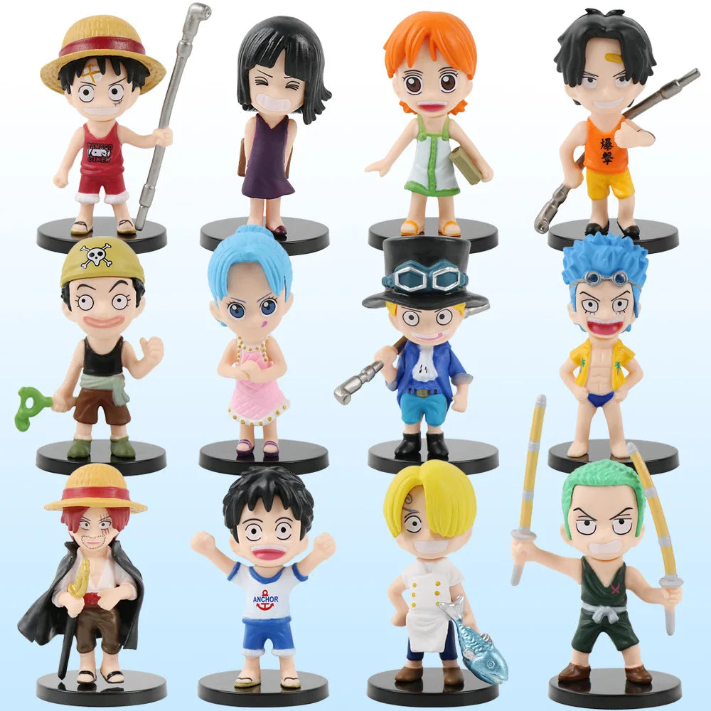 12Pcs/Set One Piece PVC Action Figures - Image 4