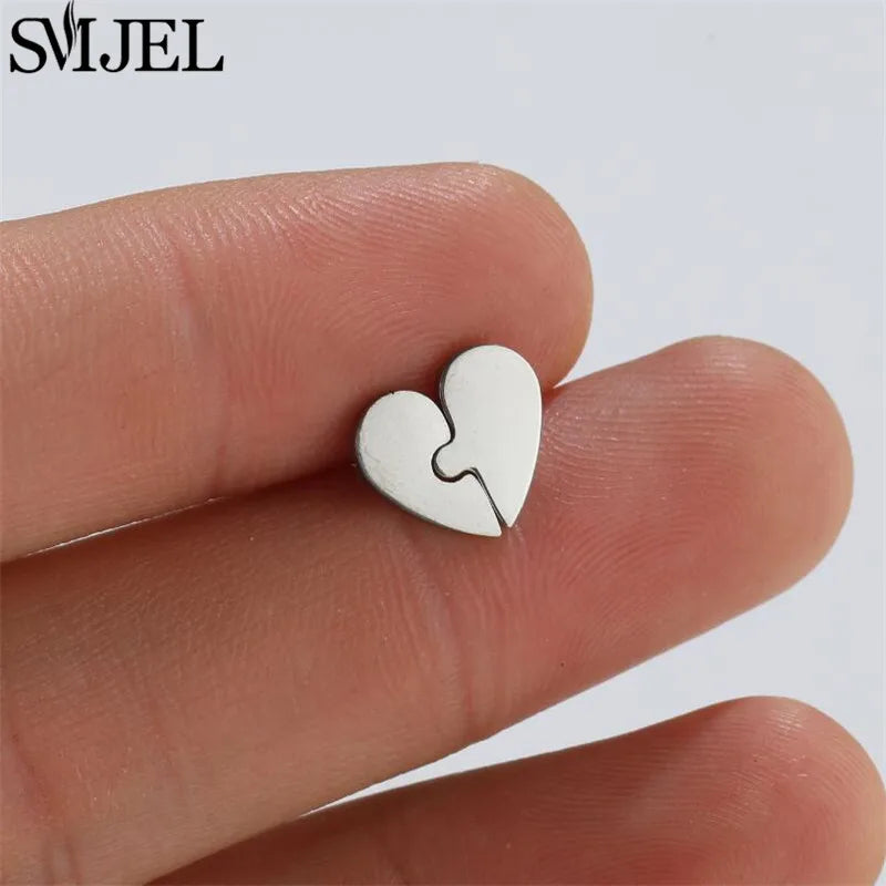 2024 Stainless Steel Geometric Stud Earrings - Image 12