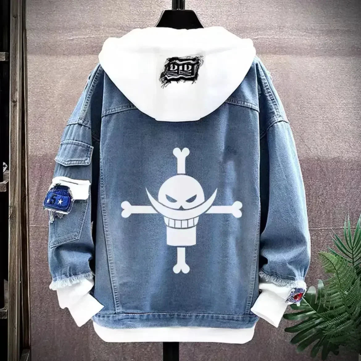 One Piece Anime Hoodie & Denim Jacket - Image 15