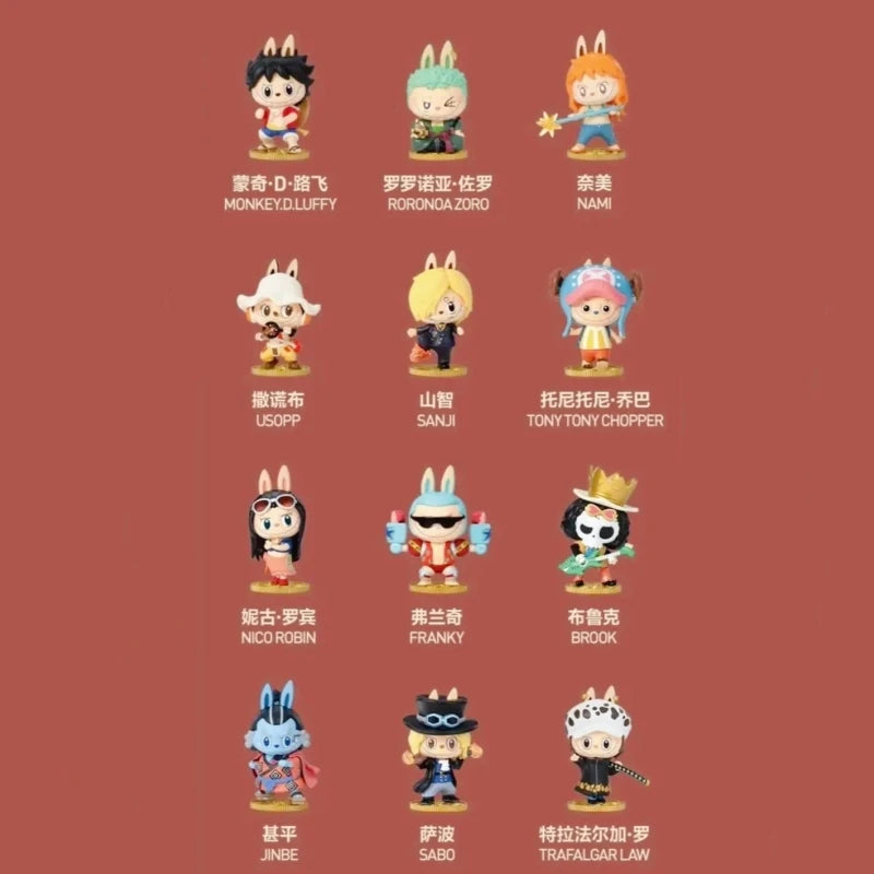New Hot Genuine Lafufu One Piece Cooperation Luffy Blind Box Dolls - Image 13