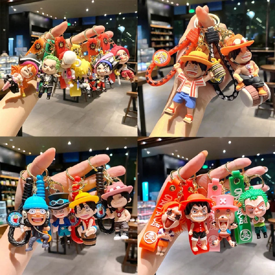 One Piece Anime Keychain