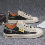 Male Black Summer Canvas Sneakers