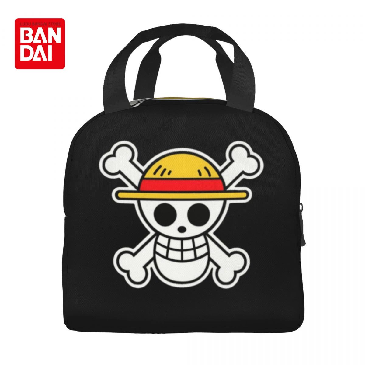 Custom One Piece Skull Logo Lunch Bag - Image 2