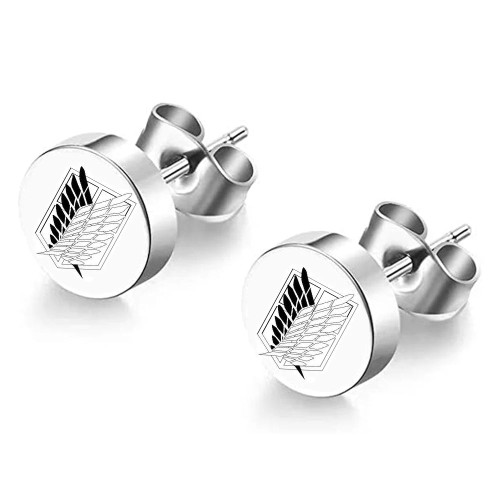 Attack on Titan Wings of Freedom Earrings - Image 2