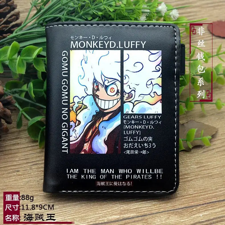 Anime One Piece Luffy PU Leather Men’s Wallet - Image 43