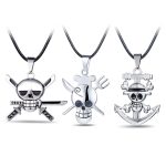 Anime One Piece Skull Logo Necklace