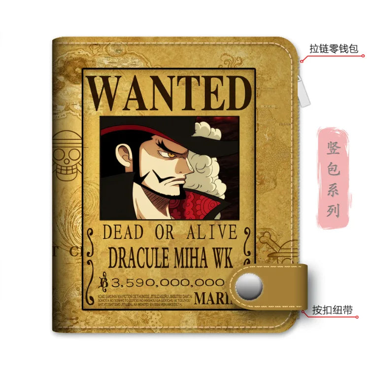 Anime One Piece Luffy PU Leather Men’s Wallet - Image 40