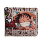 One Piece Anime Figure Foldable PU Coin Purse