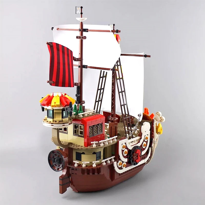 2000PCS Creative Thousand Sunny Ship Model Building Block - Image 2
