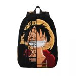 Monkey D. Luffy Quotes One Piece Teenage Backpack