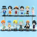 12Pcs/Set One Piece PVC Action Figures
