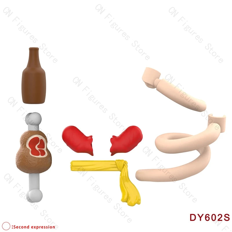 DY601S DY602S NEW Franky One Piece Mini Model Figures Blocks Doll - Image 3