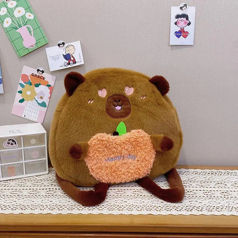 One Piece Adorable Capybara Cartoon Backpack - Image 9