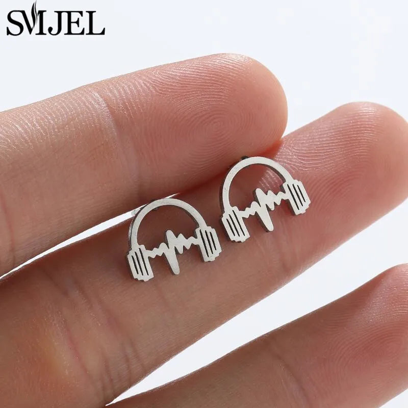 2024 Stainless Steel Geometric Stud Earrings - Image 10