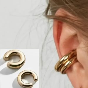 New Fashionable Asymmetric Circular Ear Cuff