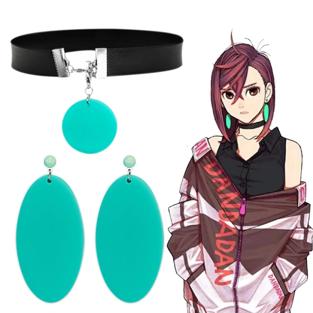 Anime DAN DA DAN Momo Ayase Cosplay Earrings