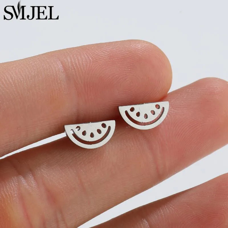 2024 Stainless Steel Geometric Stud Earrings - Image 24