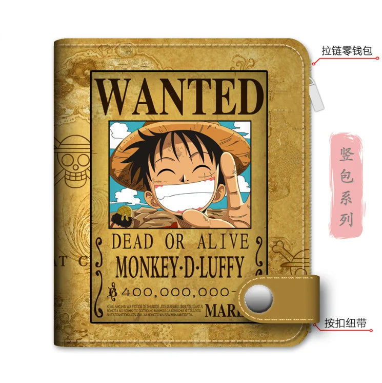 Anime One Piece Luffy PU Leather Men’s Wallet - Image 15