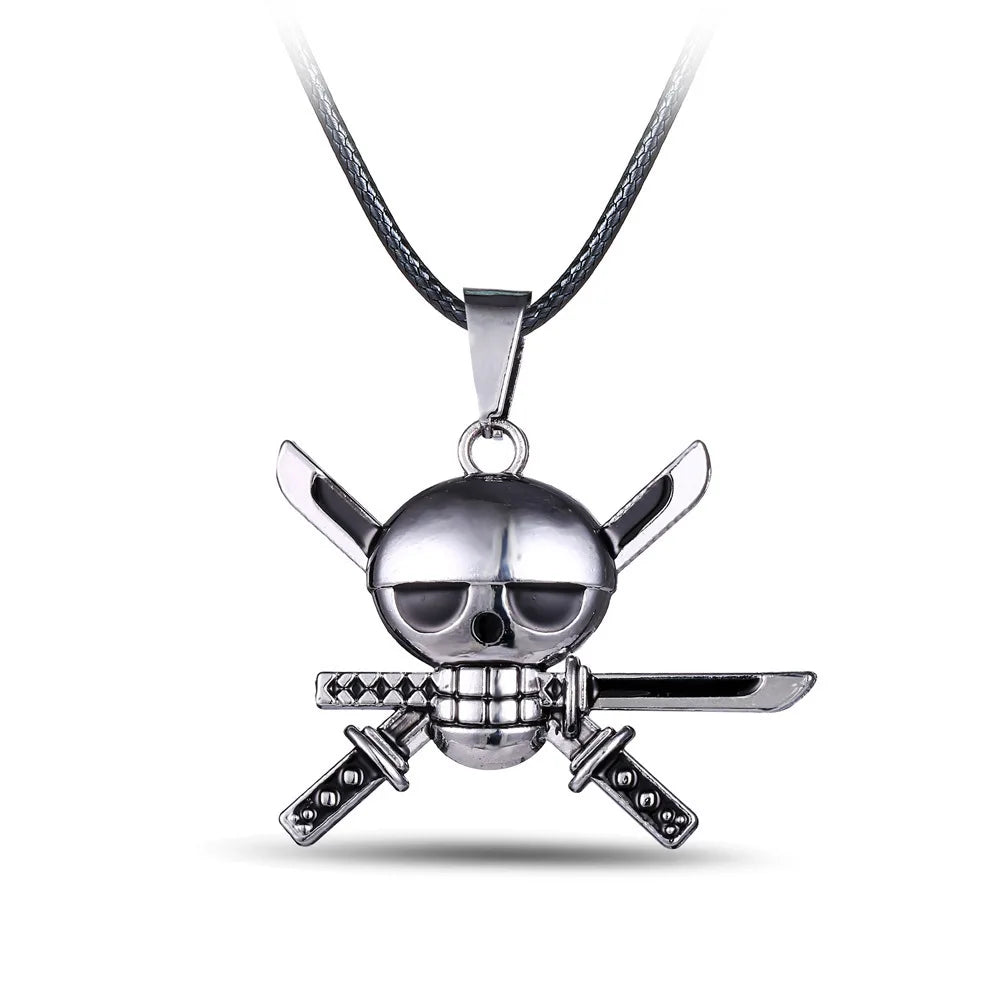Anime One Piece Skull Logo Necklace - Image 9