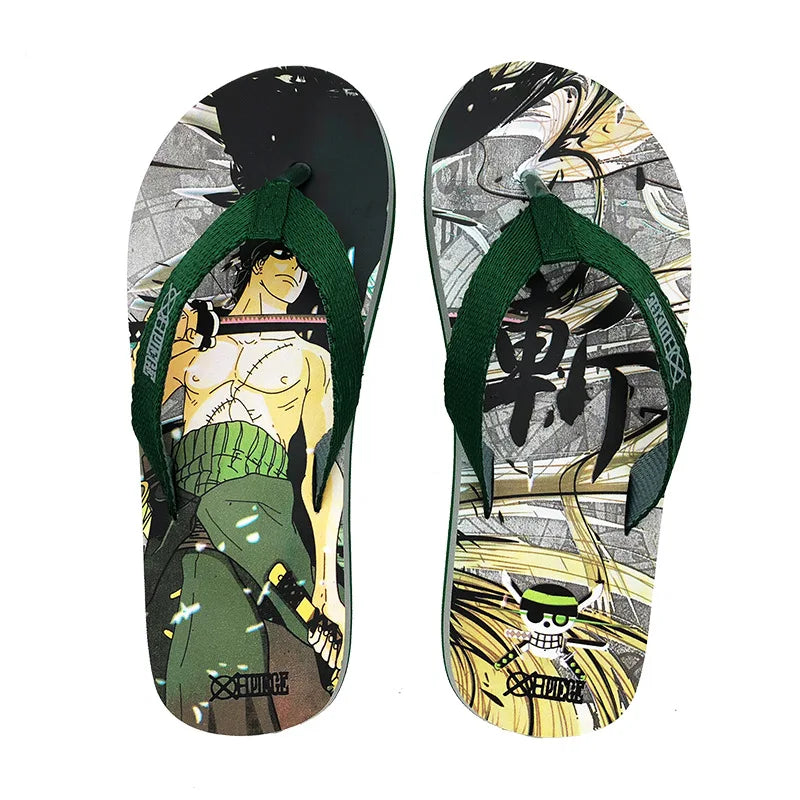New One Piece Anime Peripherals Luffy Chopper Zoro Slippers - Image 6