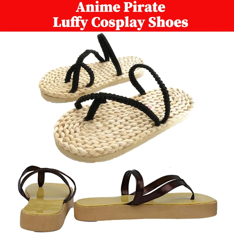 Luffy Cosplay Slippers