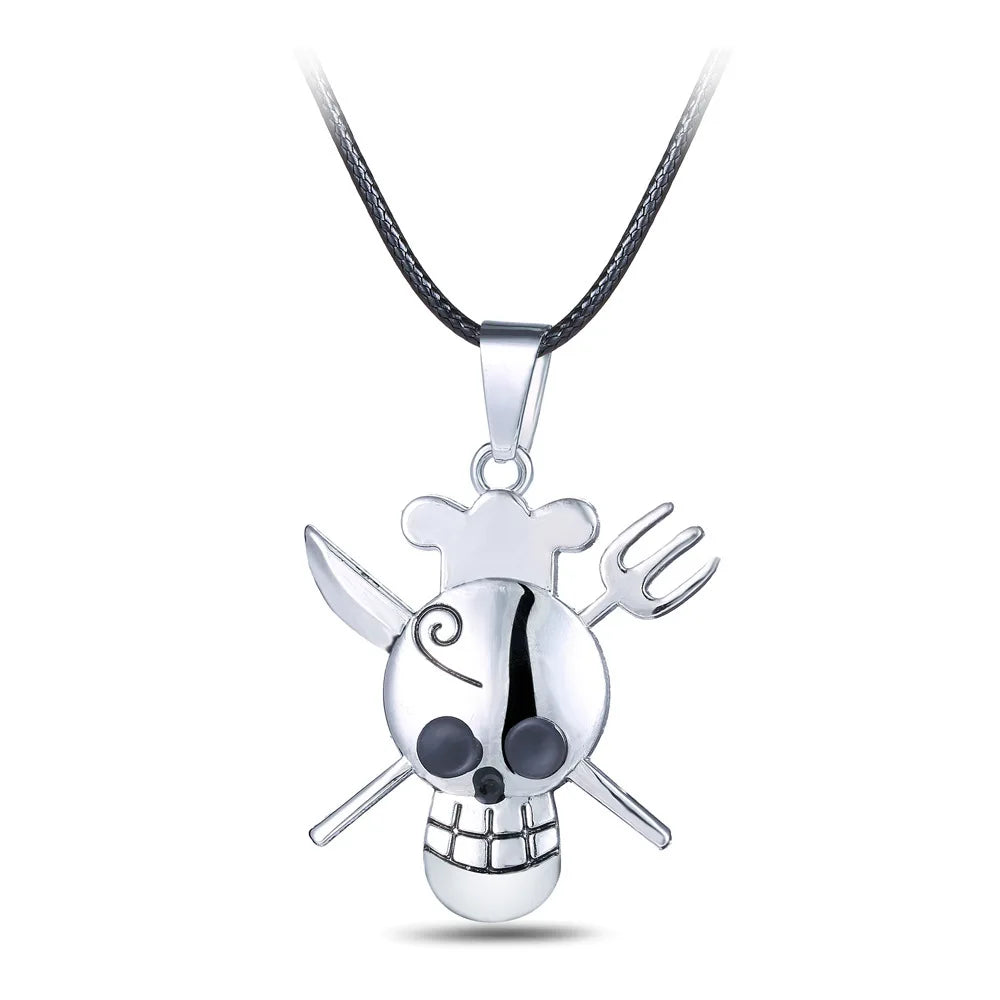 Anime One Piece Skull Logo Necklace - Image 5
