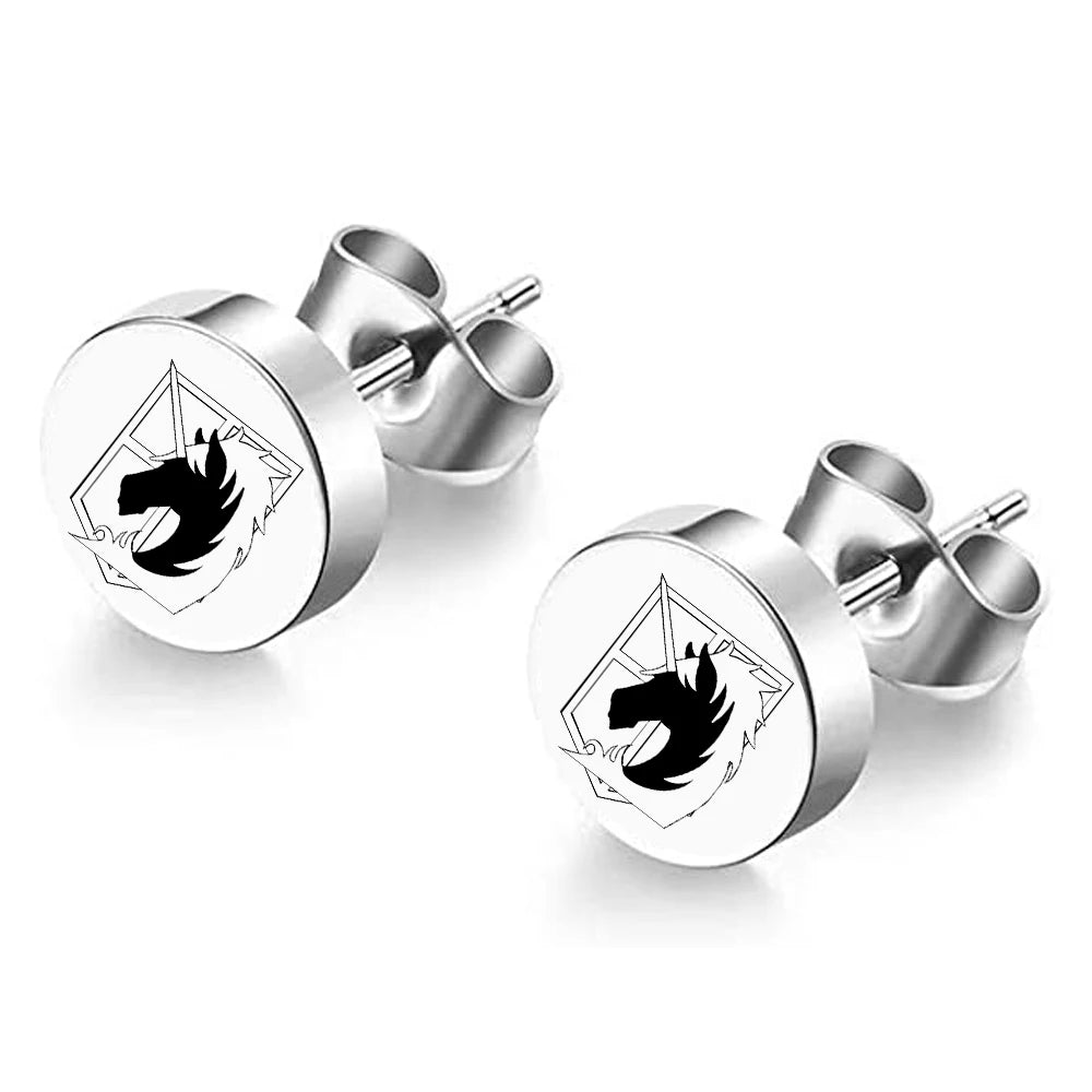 Attack on Titan Wings of Freedom Earrings - Image 6