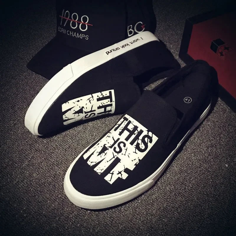 Casual Vulcanize Canvas Shoes for Men - Image 2