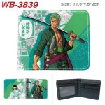 Hot Sales One Piece Figure Nika Luffy Foldable Wallet