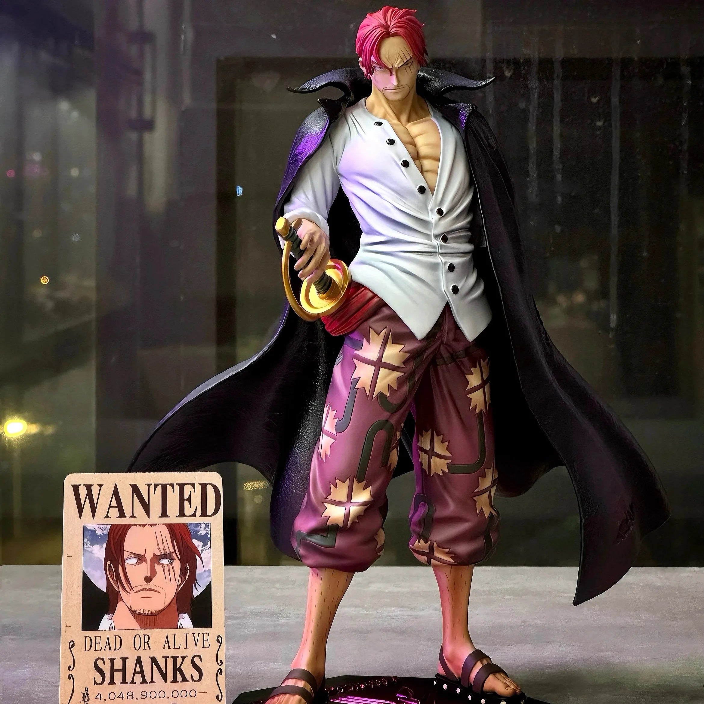 24cm One Piece Shanks Anime Figure