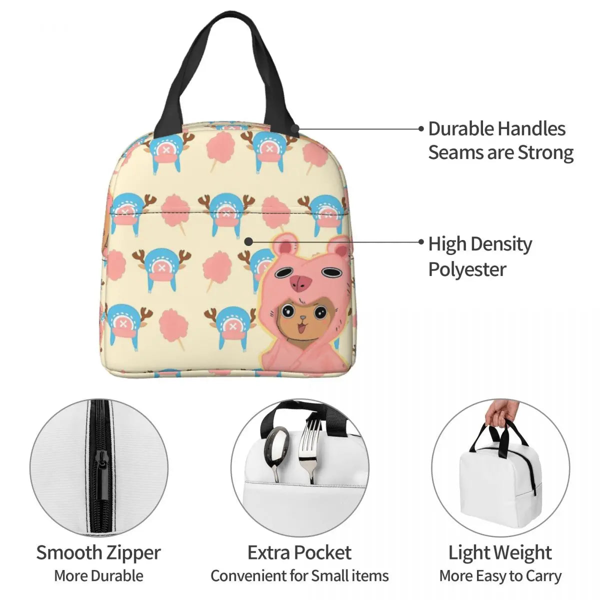 Bandai Japanese Anime One Piece Lunch Bag - Image 5