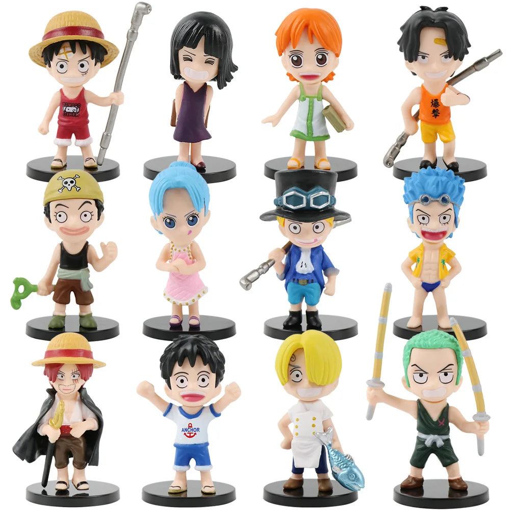 12Pcs/Set One Piece PVC Action Figures - Image 3