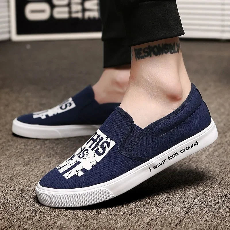 Casual Vulcanized Canvas Shoes for Men - Image 6