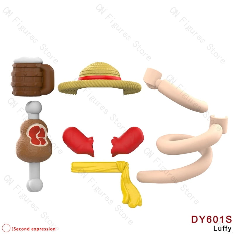 DY601S DY602S NEW Franky One Piece Mini Model Figures Blocks Doll - Image 2