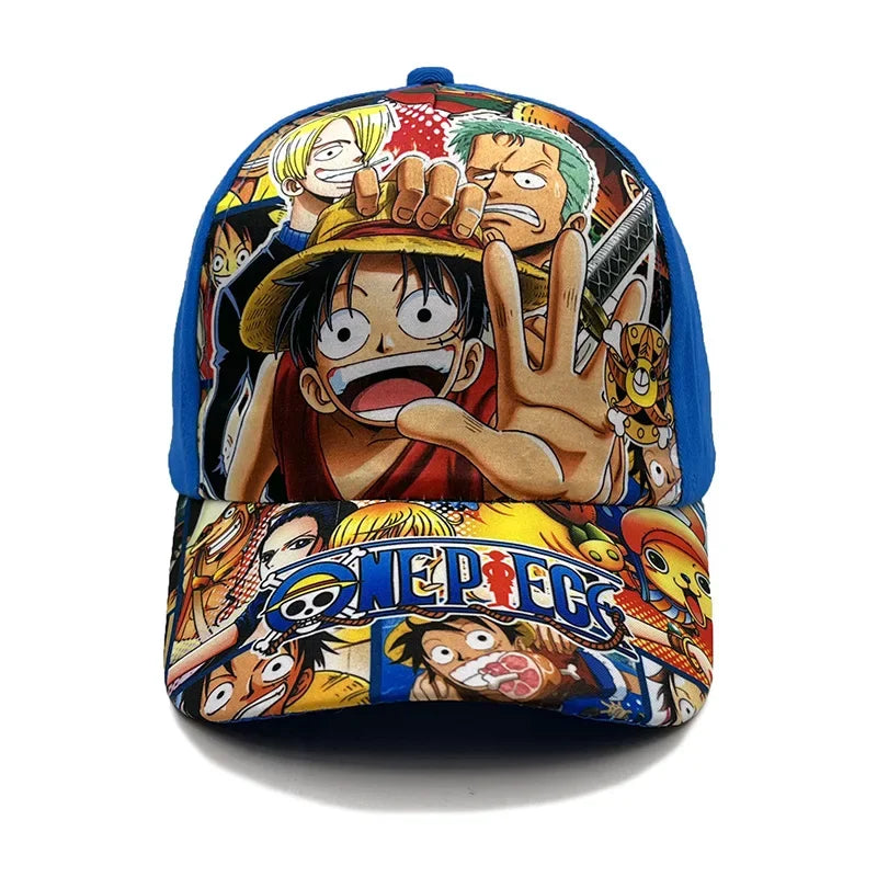 One Piece Anime Baseball Cap – Adjustable Luffy Print Summer Sun Hat - Image 6