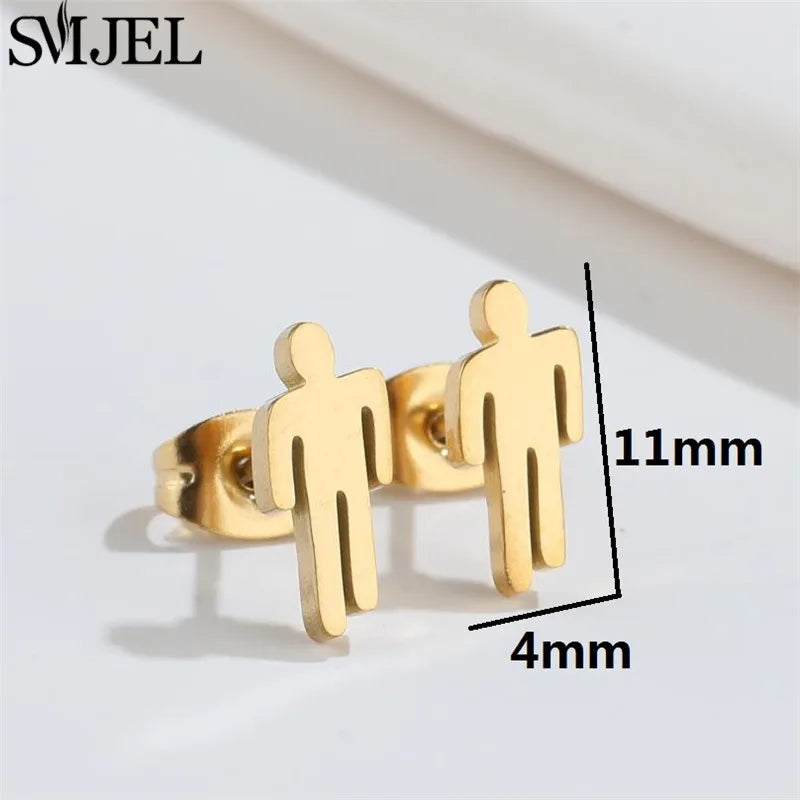 2024 Stainless Steel Geometric Stud Earrings - Image 6