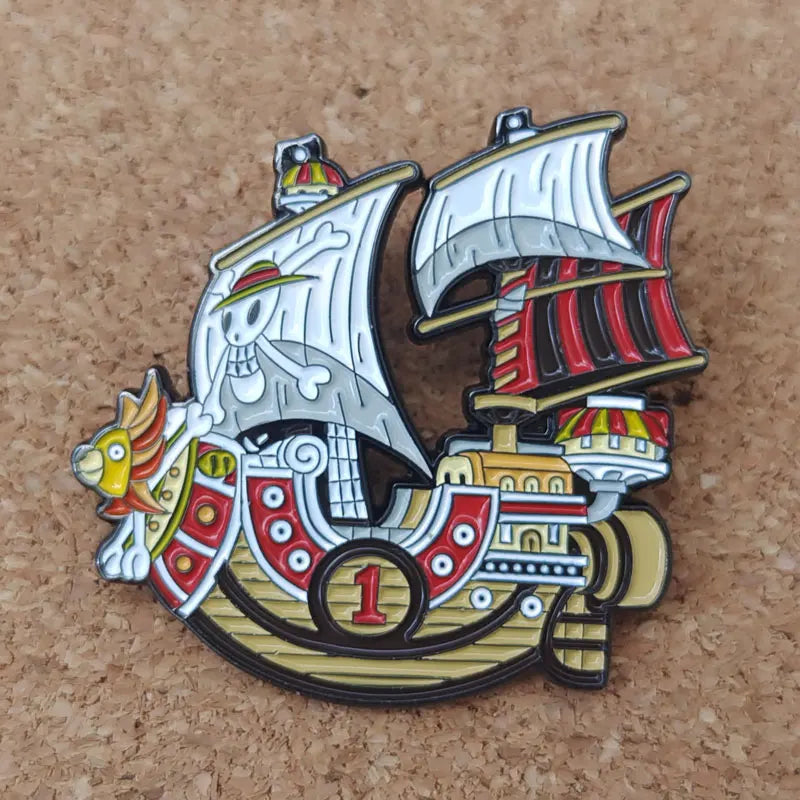 Anime One Piece Enamel Pin - Image 4