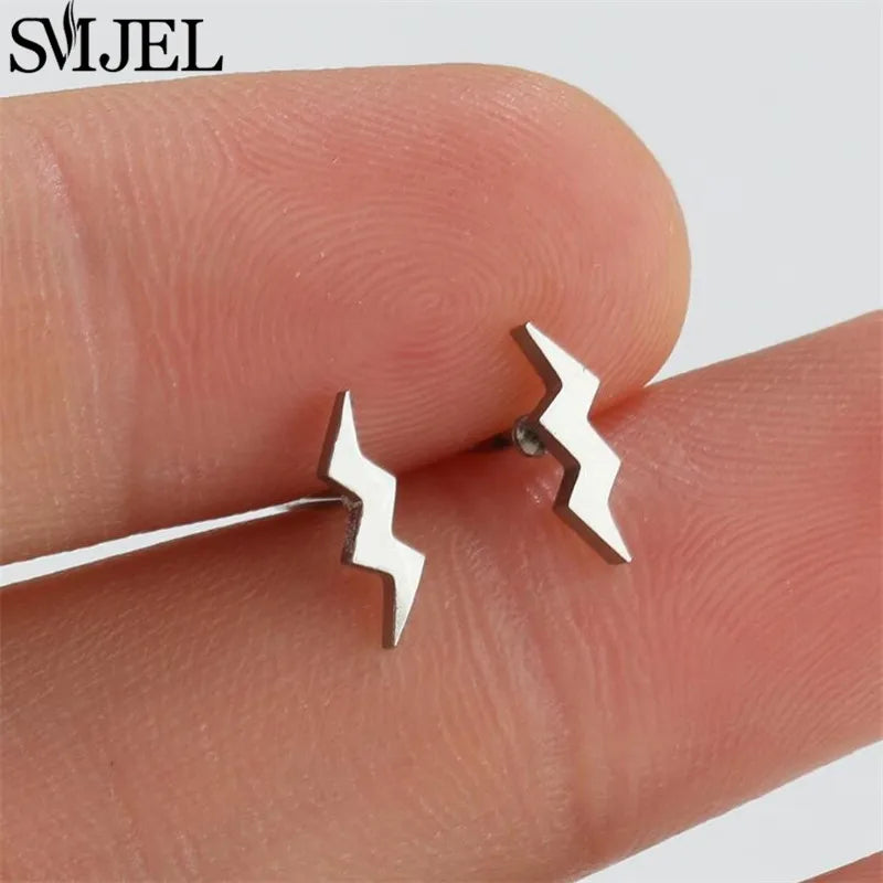 2024 Stainless Steel Geometric Stud Earrings - Image 25