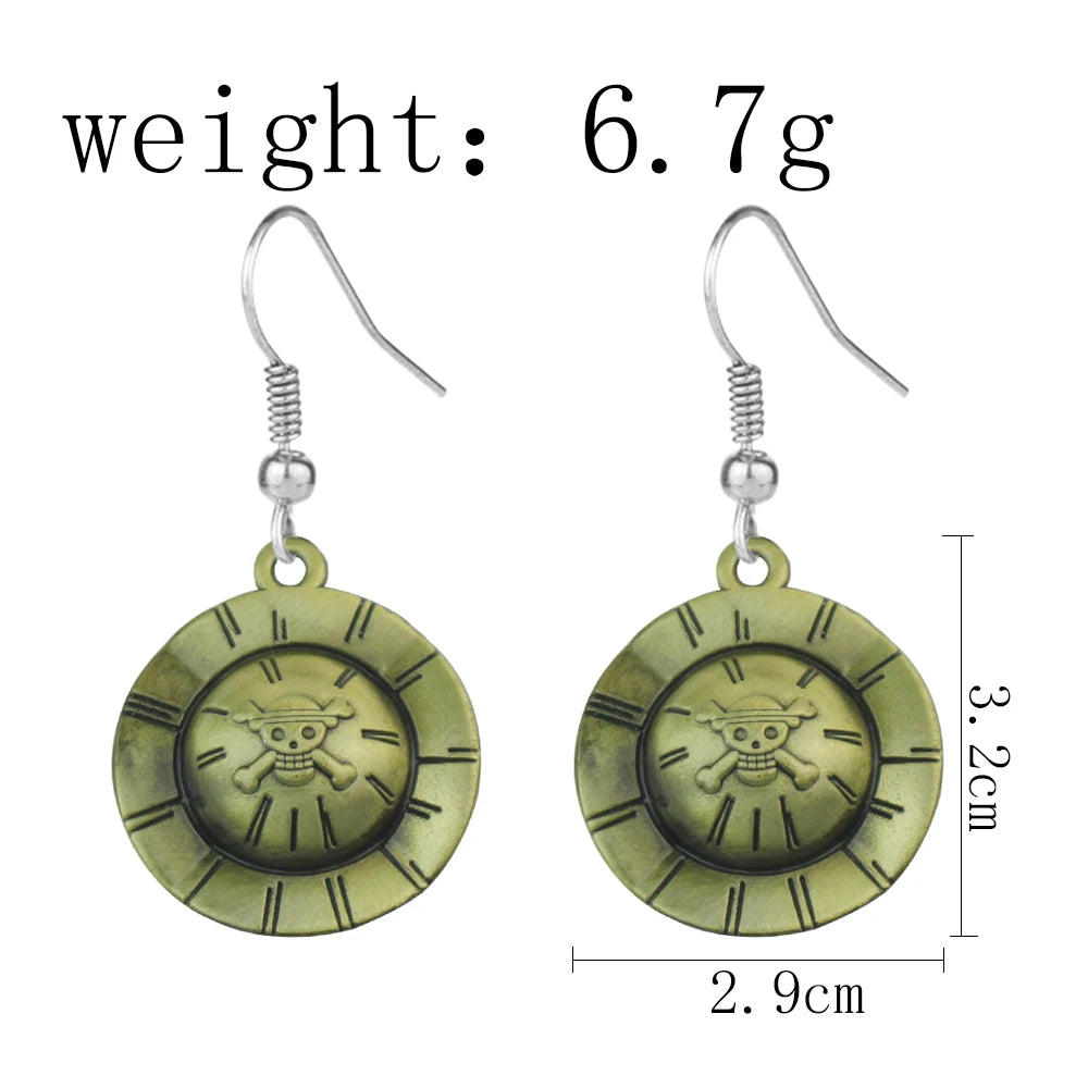 Anime Luffy Robin Chopper Drop Earrings - Image 2