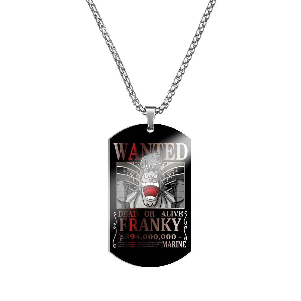 Creative One Piece Anime Luffy & Zoro Stainless Steel Necklace - Image 19
