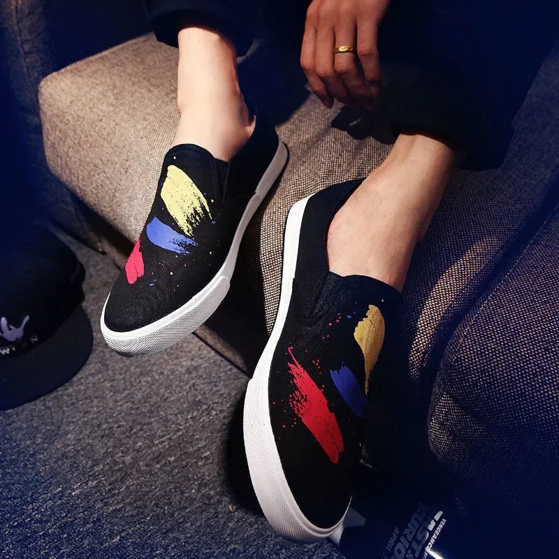 Casual Vulcanize Canvas Shoes for Men - Image 5