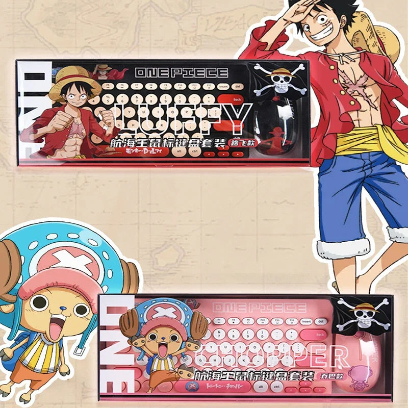 Luffy & Zoro Adventure Theme Wireless Multi-Function Bluetooth Keyboard - Image 4