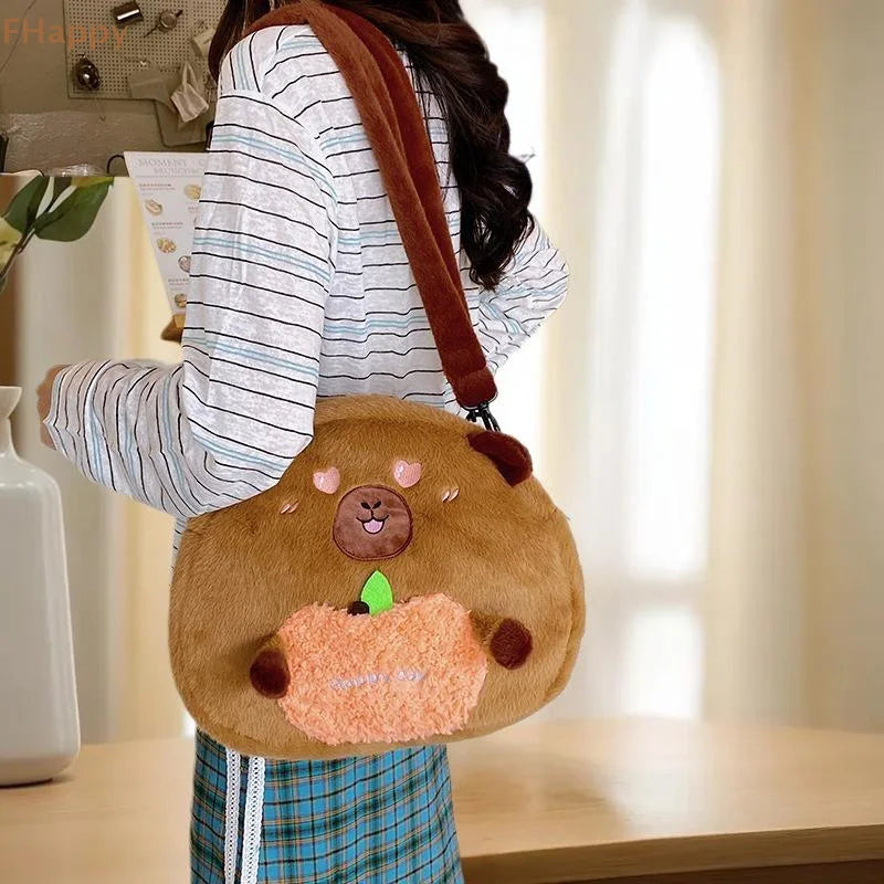 One Piece Adorable Capybara Cartoon Backpack - Image 4