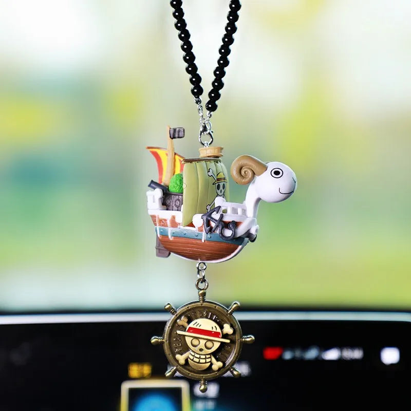Going Merry & Thousand Sunny Grand Pirate Ship Car Pendant - Image 2