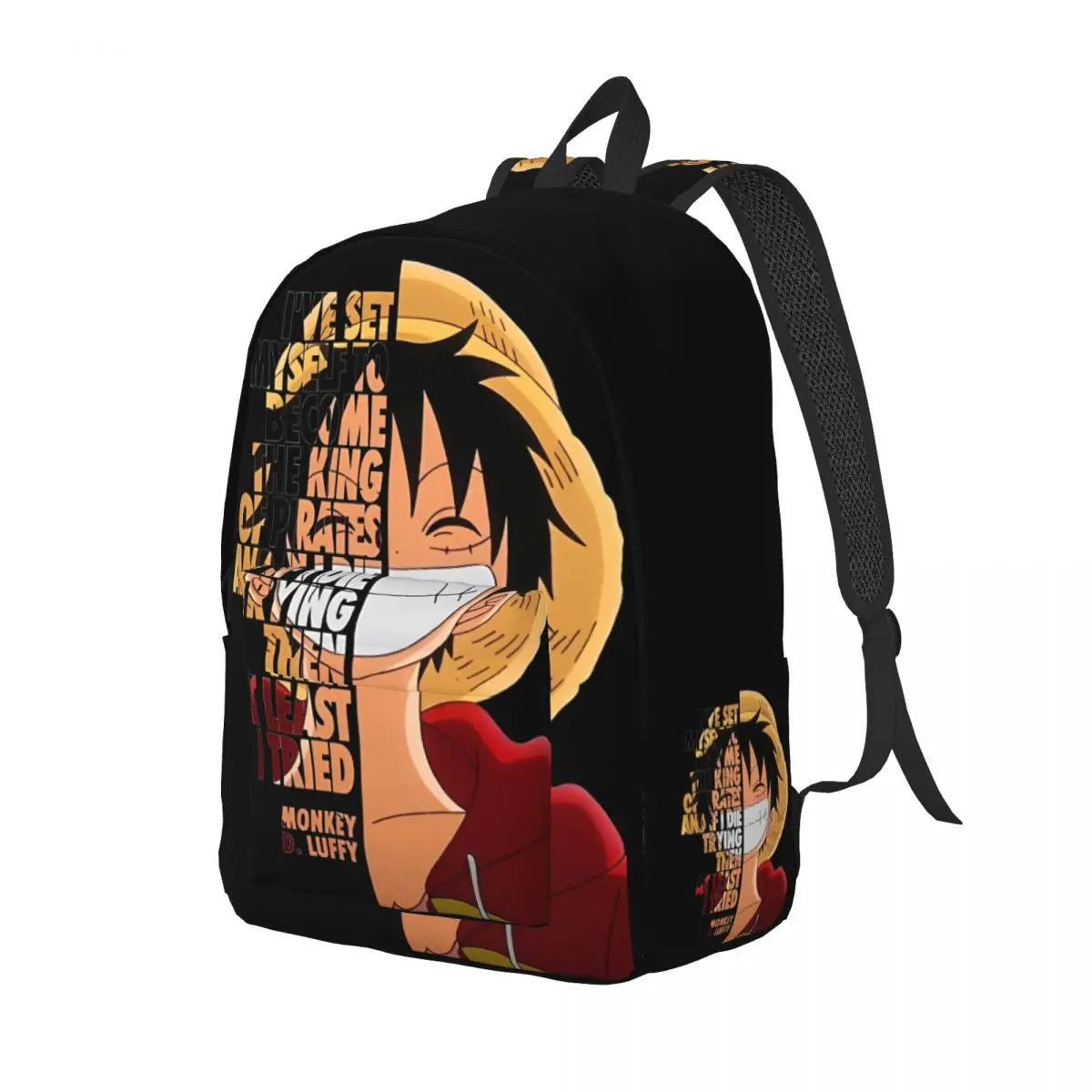 Monkey D. Luffy Quotes One Piece Teenage Backpack - Image 10